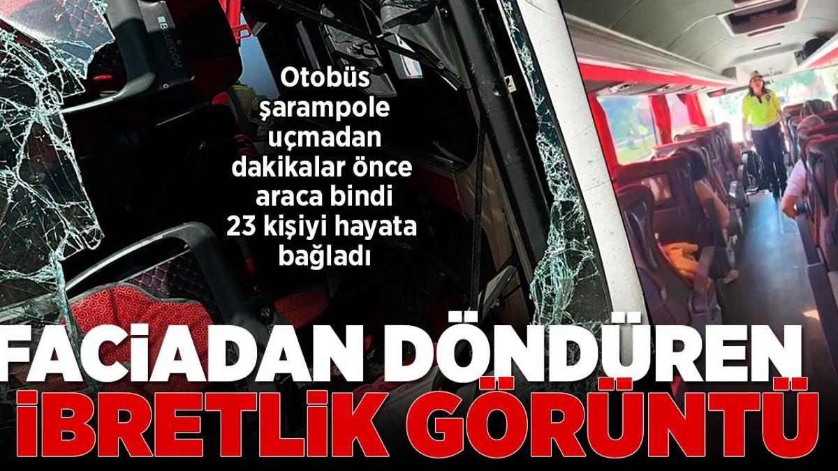 23 kişiyi facidan döndürdü! Kazadan dakikalar önce hayat kurtaran detay