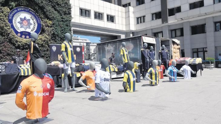 250 Milyon TL’lik sahte ve kaçak ürün! Yeni formaları takımlardan önce satışa çıkardılar