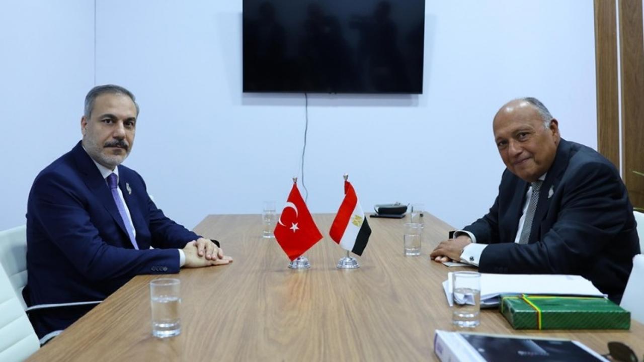 Bakan Fidan’dan Mısırlı mevkidaşı Şükri ile kritik görüşme