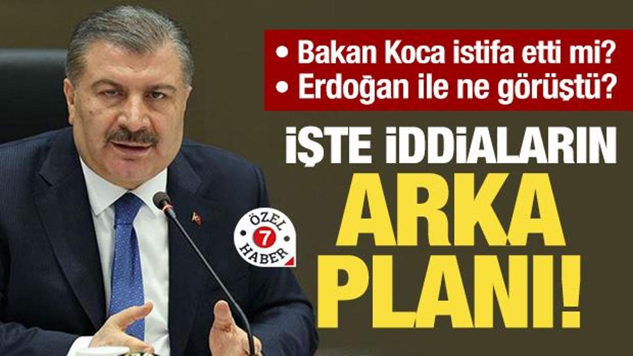 Bakan Koca istifa etti mi? Erdoğan ile ne görüştü? İşte kulislerden yansıyanlar