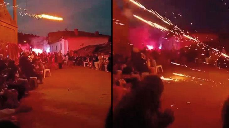Bursa’da şenlikte atılan havai fişek, kadınların üzerine düşüp patladı: 4 yaralı