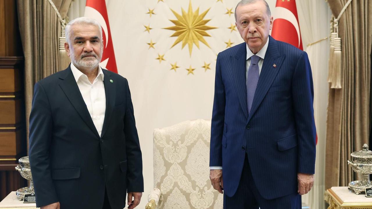 Erdoğan, HÜDA PAR Genel Başkanı Yapıcıoğlu’nu kabul etti