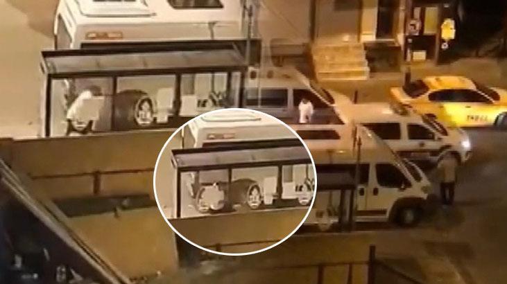 Felçli babaya dayak! Görüntüler İstanbul’da çekildi
