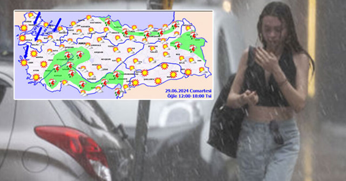Hava durumu son dakika: Meteoroloji'den kritik uyarı! 5 bölgede sağanak! | Son dakika haberleri