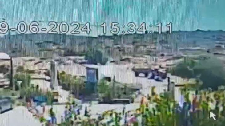 İzmir Çeşme’deki yangının çıkış anı görüntülendi!