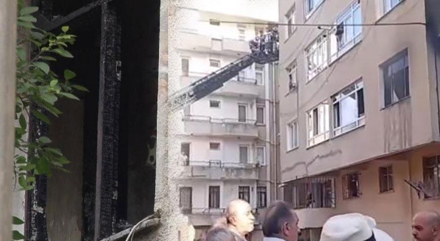 Kartal’da bir dairede tüp patladı! Apartman tahliye edildi