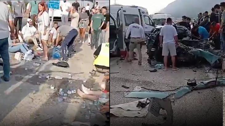 Mersin’de işçi servisi kaza yaptı: 2 ölü, 35 yaralı
