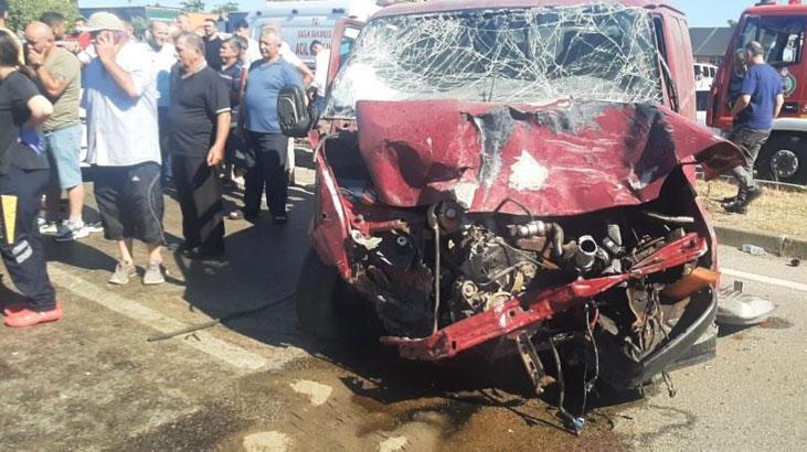 Samsun’da feci kaza! 3 araç birbirine girdi! 1 ölü, 2 yaralı