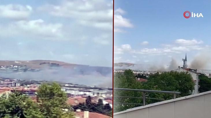 Silivri’de anız yangını! Yerleşim yerlerine yayıldı