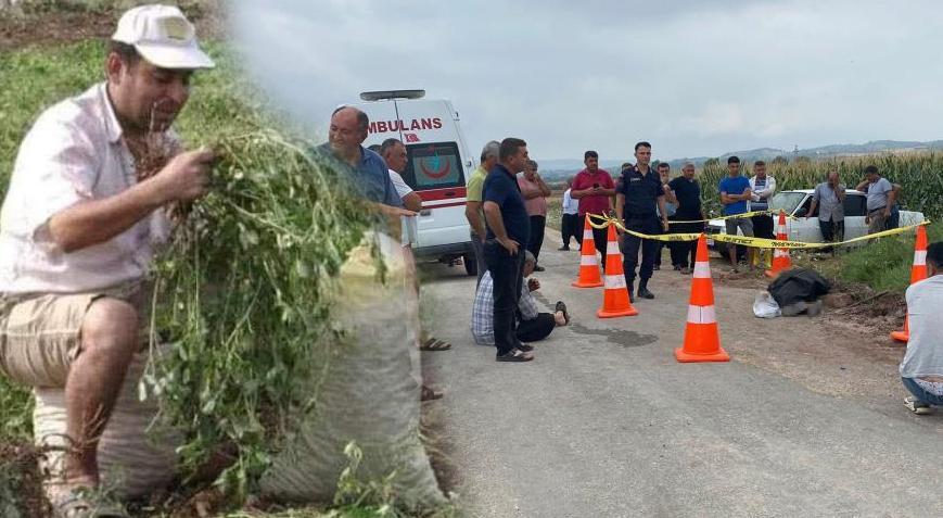 Tarla sulamaya giden çiftçinin sır ölümü