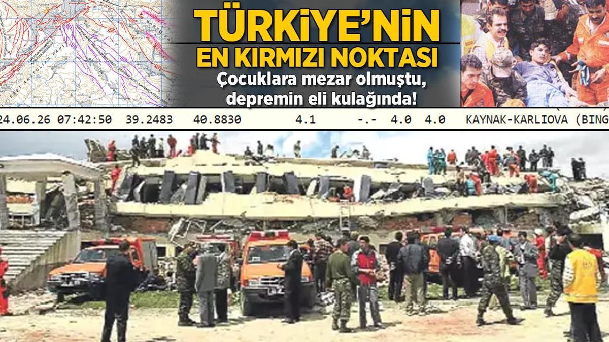 Türkiye’nin en kırmızı noktası! Çocuklara mezar olmuştu, depremin eli kulağında