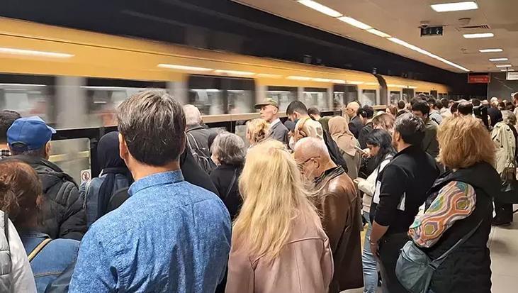 Yıldız-Mahmutbey metro hattında arıza