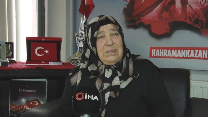 15 Temmuz şehidinin annesi: Döndü bana baktı ve ‘Anne hakkını helal et’ dedi