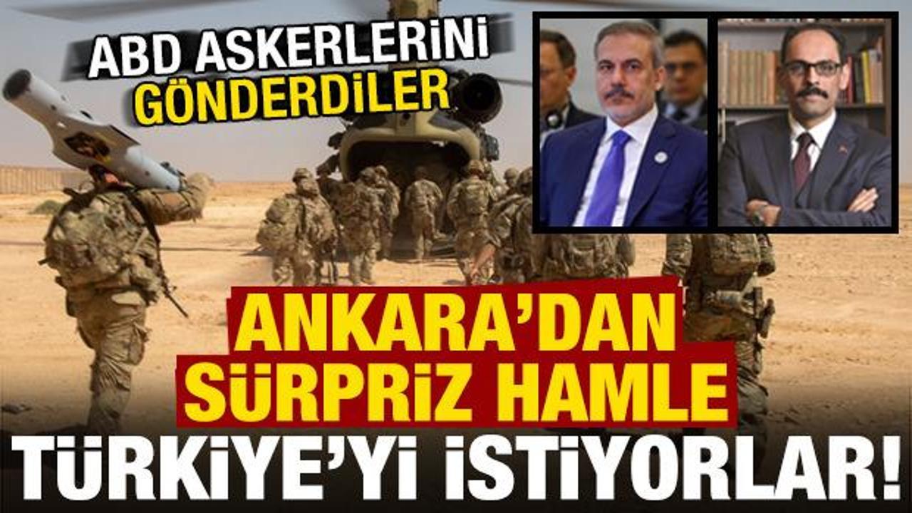 ABD askerlerini gönderdiler, Türkiye’yi istiyorlar! Ankara’dan sürpriz hamle…