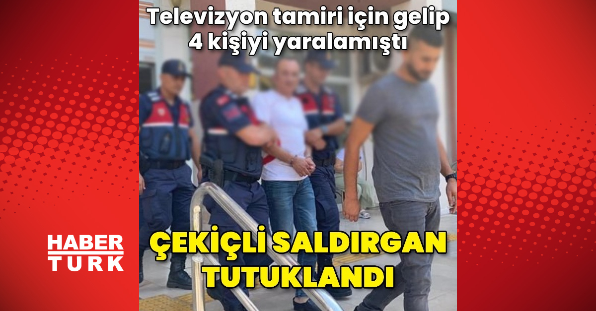 Aydın'ın Nazilli ilçesinde 4 kişiyi çekiçle yaraladığı suçlamasıyla yakalanan televizyon tamircisi tutuklandı