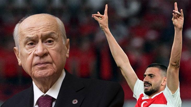 Bahçeli’den Merih Demiral açıklaması! UEFA soruşturması için ne dedi?