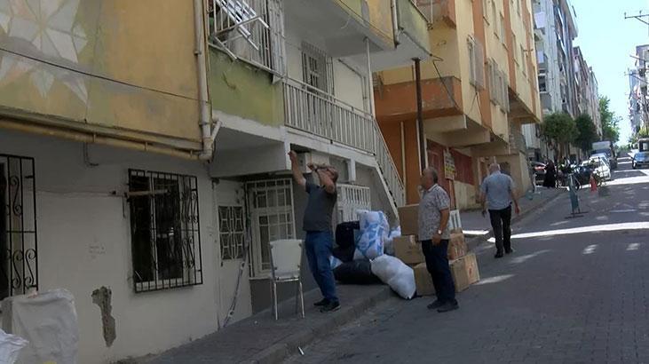 Bahçelievler’de zarar gören binalardaki eşyalar çıkarılıyor