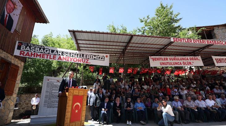 Bakan Bayraktar, Başbağlar anmasına katıldı