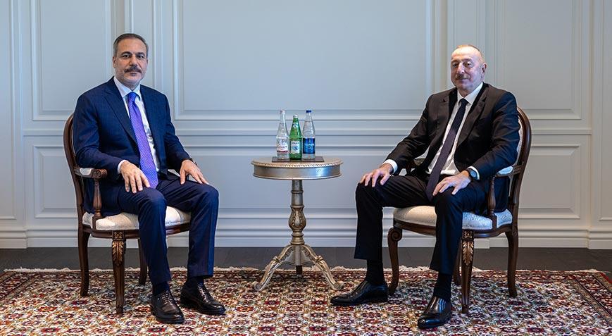 Bakan Fidan Aliyev ile Ermenistan’ı görüştü