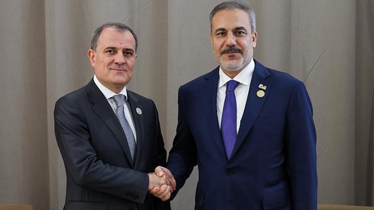 Bakan Fidan, Azerbaycan Dışişleri Bakanı Bayramov ile Şuşa’da görüştü