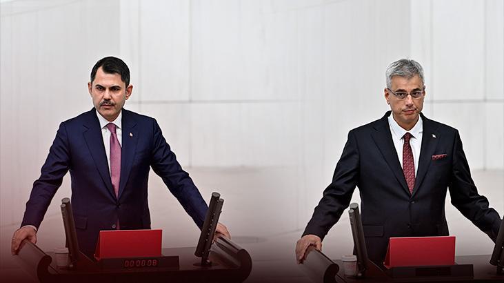 Bakanlar Murat Kurum ve Kemal Memişoğlu TBMM Genel Kurulu’nda yemin etti