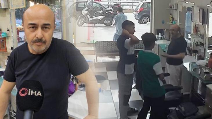 Berberde tıraş oldular! Ücreti ödemeden kaçtılar