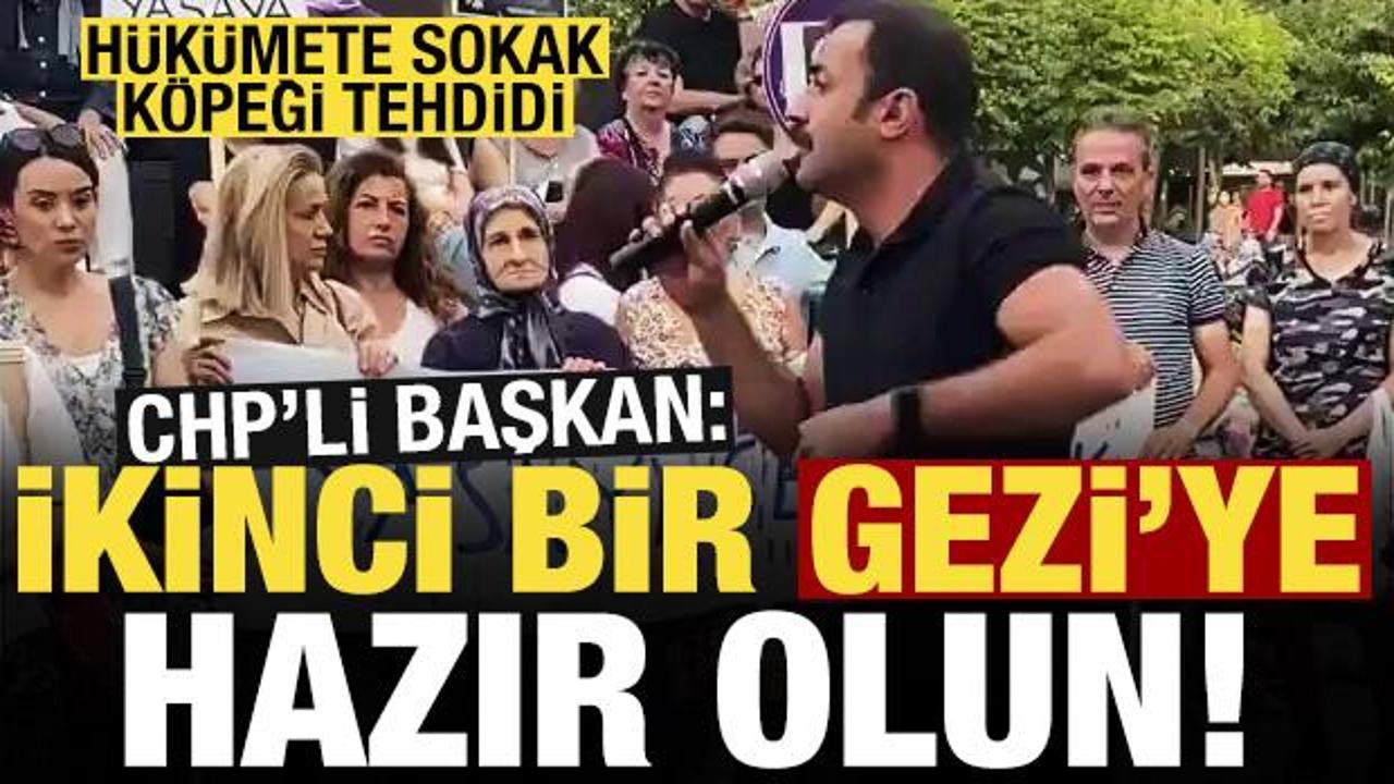 CHP’li başkandan hükümete sokak köpeği tehdidi: İkinci bir Gezi’ye hazır olun…