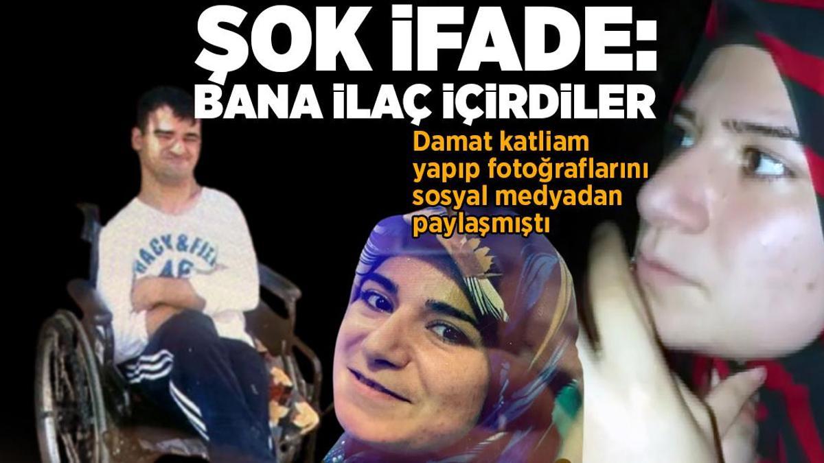 Damat katliam yapıp fotoğraflarını paylaştı! Şoke eden ifade: Bana ilaç içirdiler