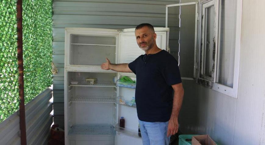 Depremzede aileye büyük şok! Buzdolabındaki etlerini bile çaldılar