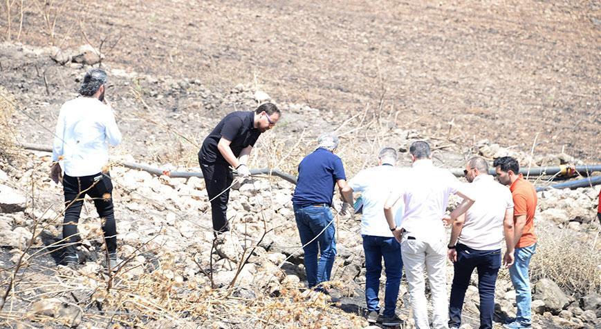 Diyarbakır-Mardin sınırındaki yangına ilişkin 7 bilirkişi heyeti inceleme yaptı