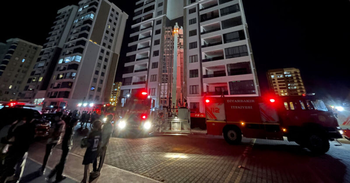 Diyarbakır'da korkutan yangın: 4 kişi dumandan etkilendi | Son dakika haberleri