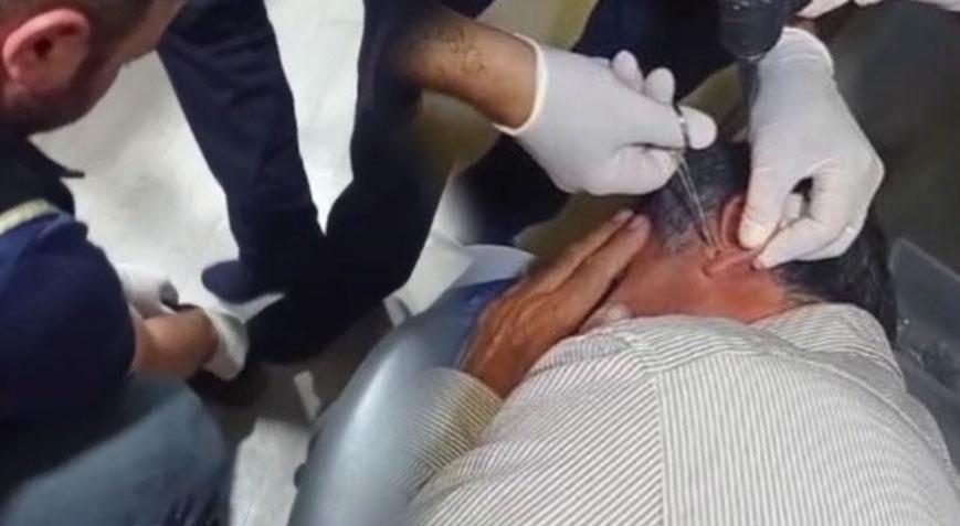 Ekipler şaşkına döndü! Sağlık görevlileri kulağından çıkarıldı