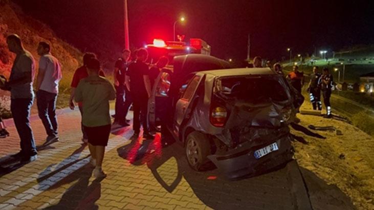 Eski sevgilisinin aracına tam gaz çarptı! Yaya olarak kaçtı