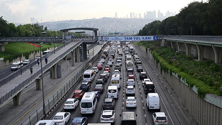 Haliç Köprüsü’nde trafik yoğunluğu