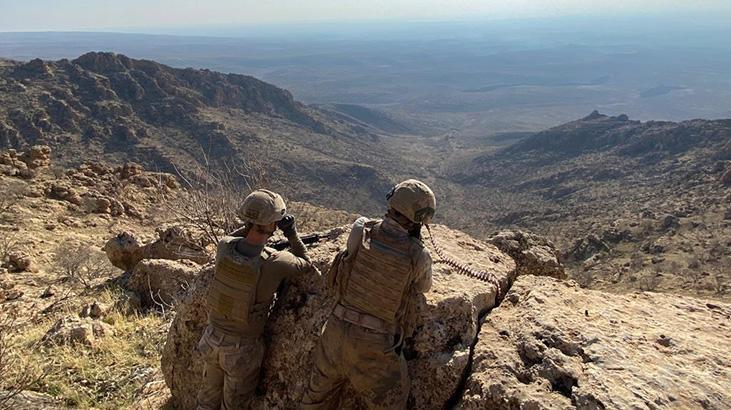 Irak’ın kuzeyinde 2 terörist etkisiz hale getirildi