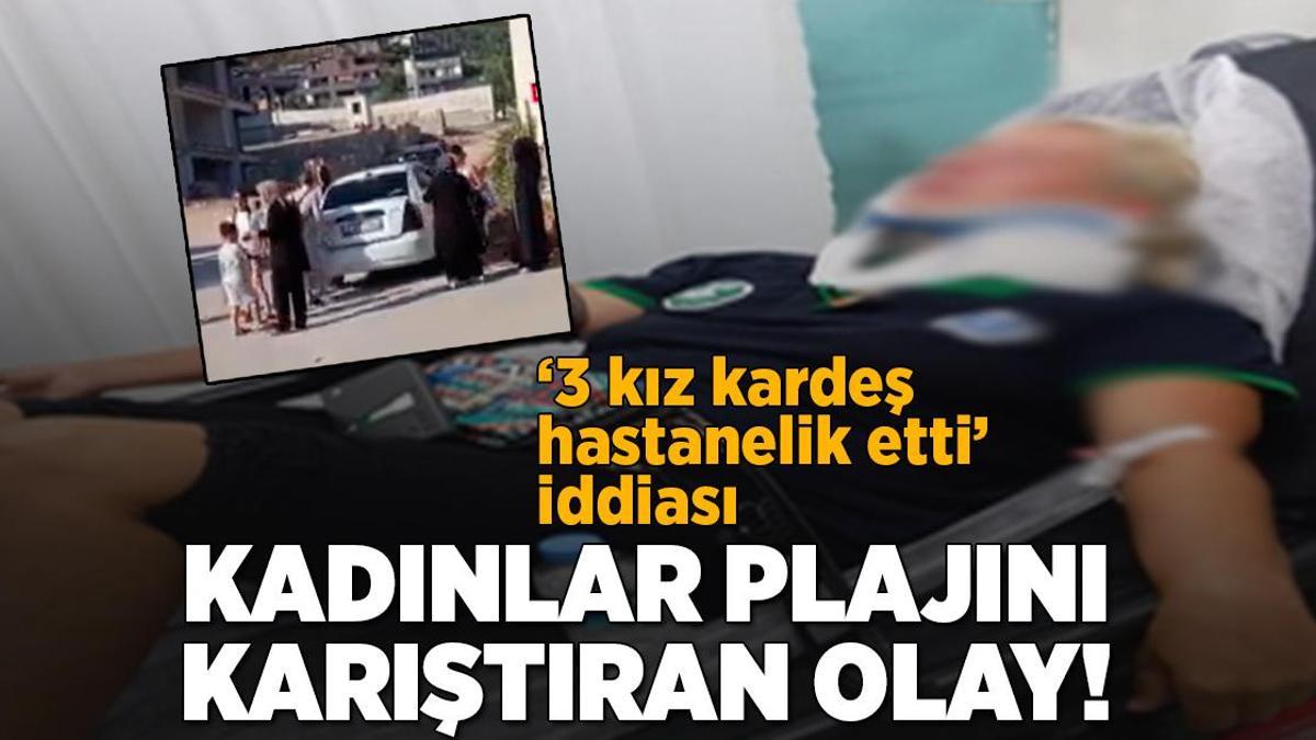 Kadınlar plajını karıştıran iddia! 3 kız kardeş plaj görevlisine dehşeti yaşattı