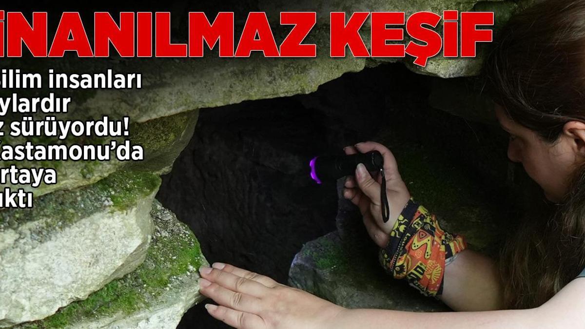 Kastamonu’da ortaya çıktı: İnanılmaz keşif