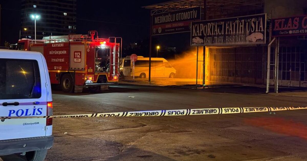 Kayseri’de doğal gaz borusundaki patlamanın ardından yangın çıktı – Güncel haberler