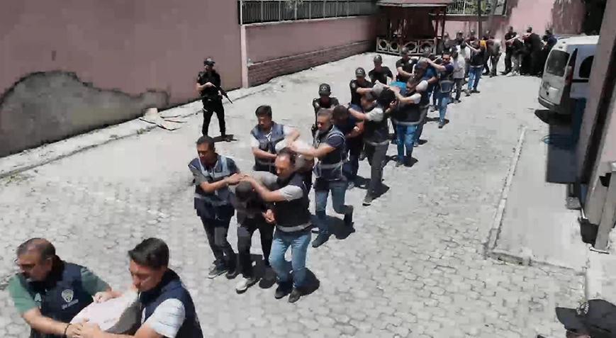 Konya’da operasyon! 102 kişi yakalandı