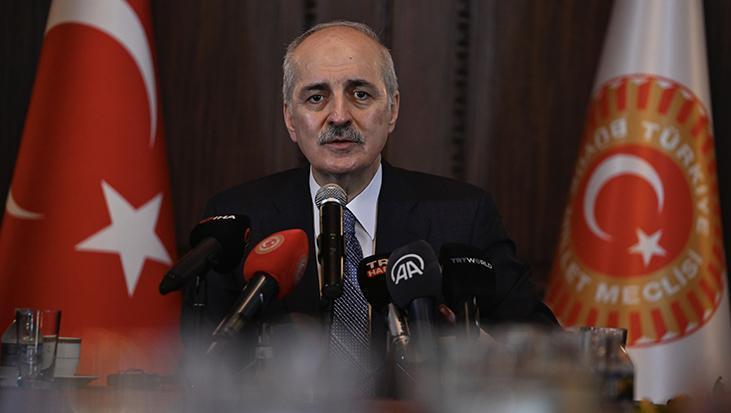Kurtulmuş’tan ABD’de mesaj: Türkiye gelişmelere asla seyirci kalmayacak