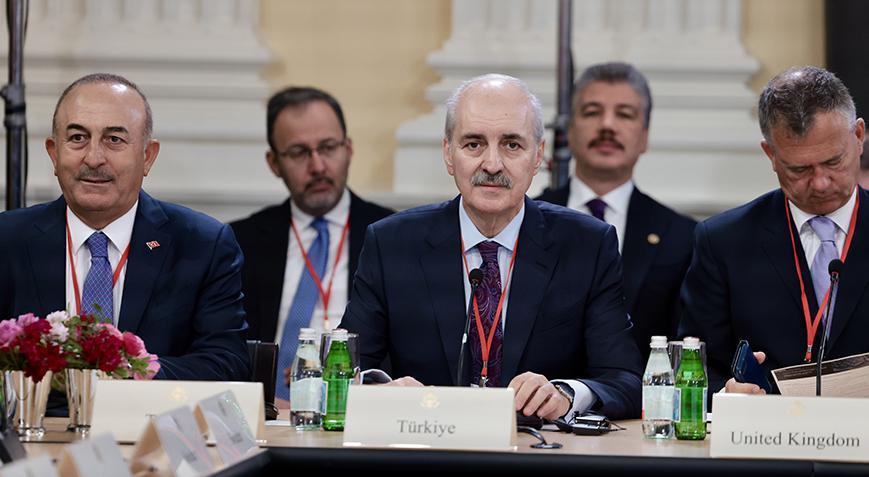Meclis Başkanı Kurtulmuş: Gazze’deki muazzam insanlık felaketini görmezden gelemeyiz