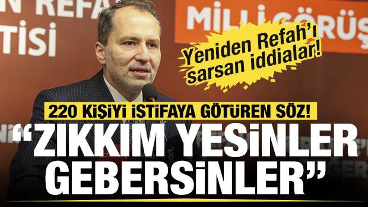 Sivas’ta Yeniden Refah Partisi’nde ilçe başkanı ve 220 üye istifa etti!