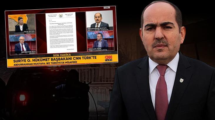 Suriye Geçici Hükümeti Başbakanı CNN Türk’te: Türk kutsallarına saldırı kabul edilemez