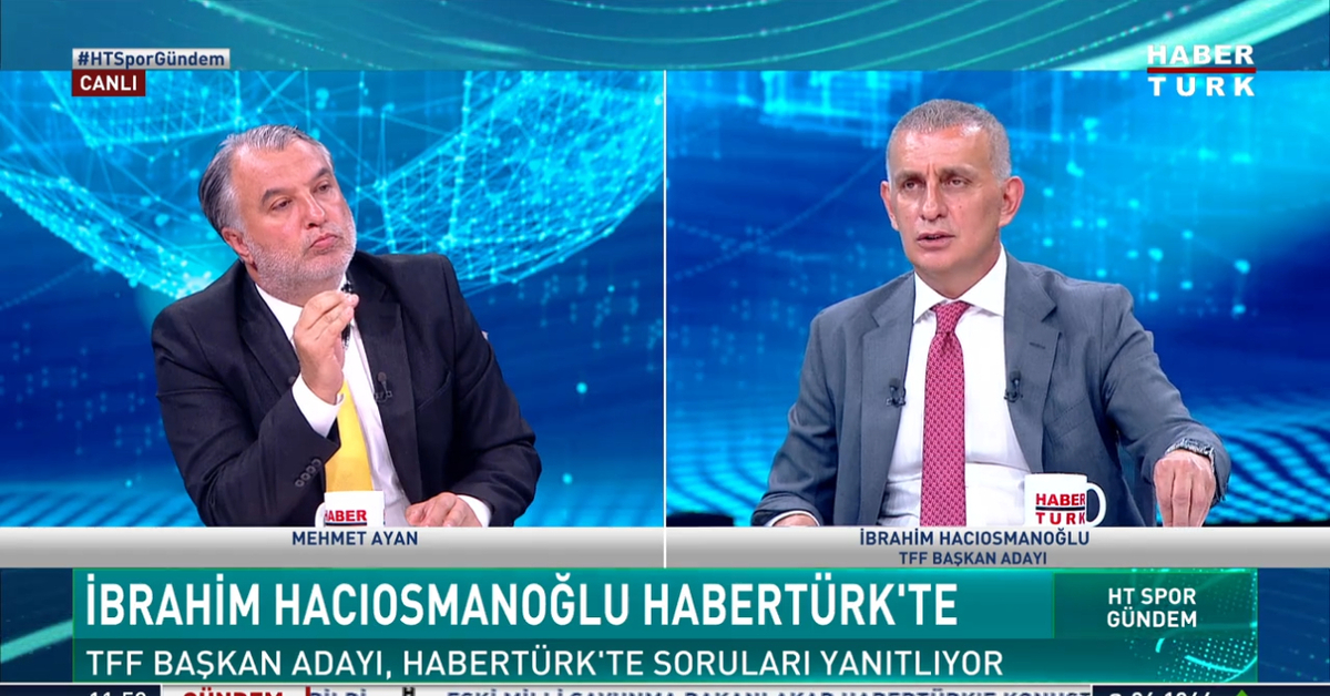 TFF Başkan Adayı İbrahim Hacıosmanoğlu, Habertürk'ün sorularını yanıtladı – Futbol Haberleri
