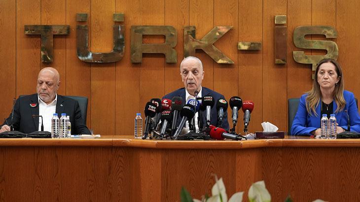 TÜRK-İŞ, HAK-İŞ ve DİSK’ten İnsan onuruna yaraşır bir yaşam talep ediyoruz bildirisi