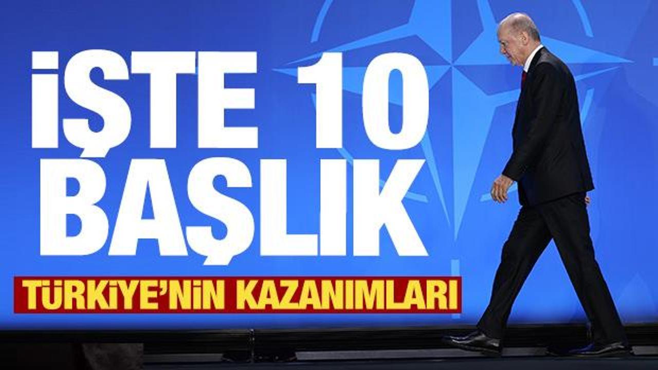 Türkiye’nin NATO Zirvesi kazanımları neler? 10 başlık öne çıktı…