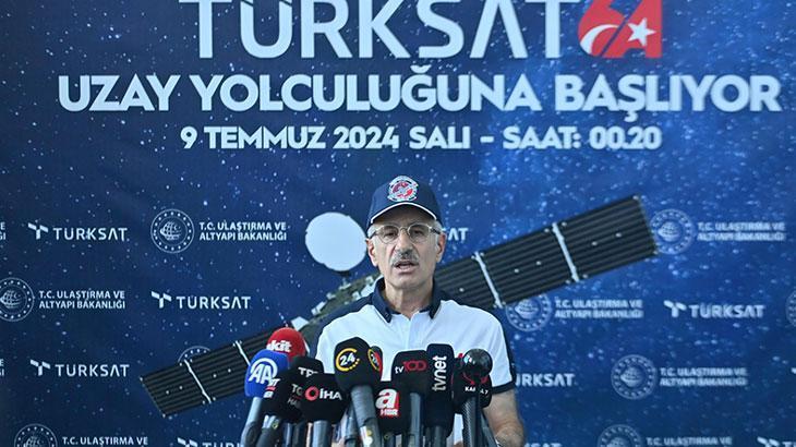 Türksat 6A’nın uzay yolculuğu yarın başlıyor