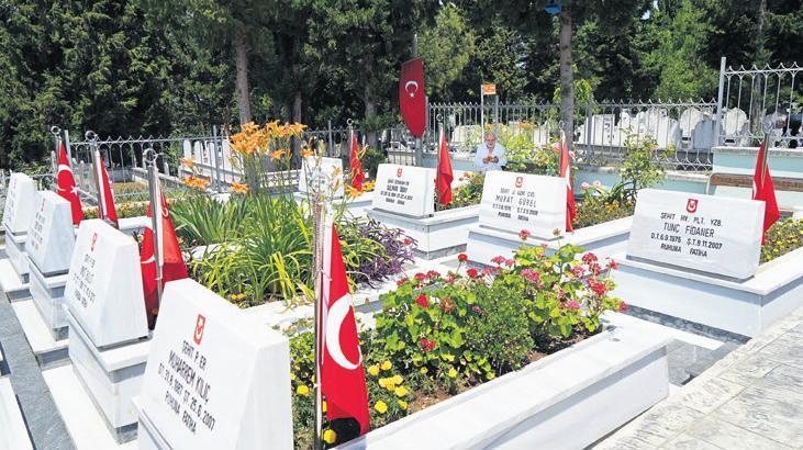Yedek astsubaylar şehitliğe defnedilecek