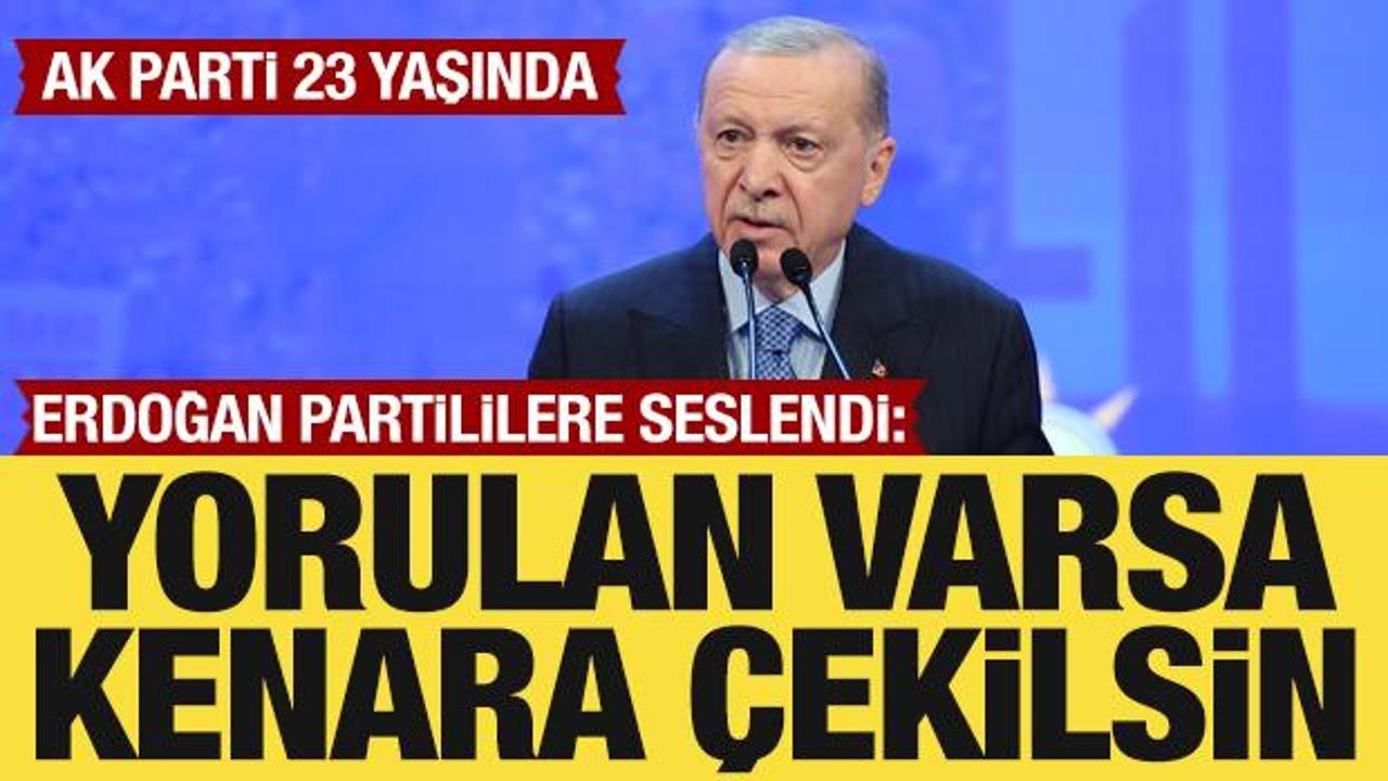 AK Parti 23 yaşında: Cumhurbaşkanı Erdoğan’dan önemli açıklamalar
