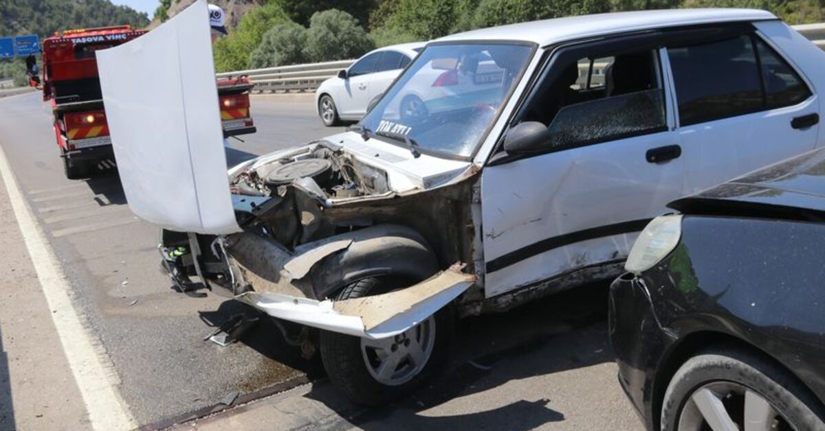 Amasya'da iki otomobilin çarpıştığı kazada 3 kişi yaralandı – Güncel haberler